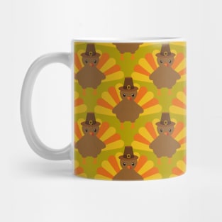 thanksgiving turkey pattern Mug